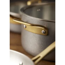 Pillivuyt Gourmet Durance Gryde med glaslåg Stål