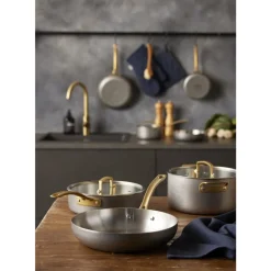 New Pillivuyt Gourmet Durance Sauterpande med glaslåg Stål