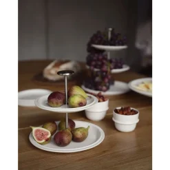 Hot Zone Denmark Eau Serveringsopsats, to etager Offwhite