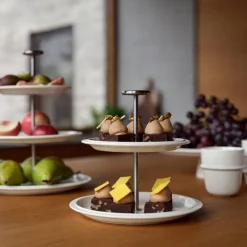 Hot Zone Denmark Eau Serveringsopsats, to etager Offwhite