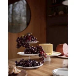 Outlet Zone Denmark Eau Serveringsopsats, tre etager Offwhite