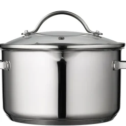 New Funktion Endurance Grydesæt m/låg 6 dele Blankt stål