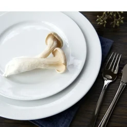 Hot Pillivuyt Eventail Tallerken flad med fane Hvid