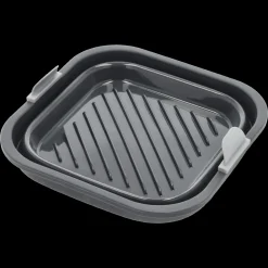 Outlet HOLM Firkant Silikoneform til airfryer Grå