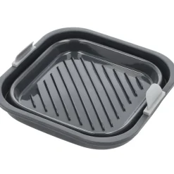 Outlet HOLM Firkant Silikoneform til airfryer Grå