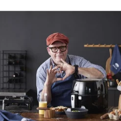 Outlet HOLM Firkant Silikoneform til airfryer Grå