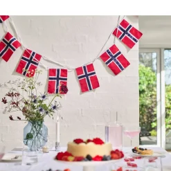 Discount Celebrate Flagranke R&oslash;d/Blå