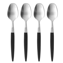 Sale Gense Focus de Luxe Dessertske 4 stk. Sort/Mat stål
