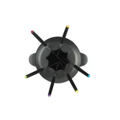 Outlet Funktion Fonduesæt med gafler Sort st&oslash;bejern