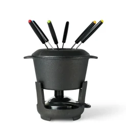 Outlet Funktion Fonduesæt med gafler Sort st&oslash;bejern