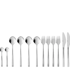 Hot Gense Fuga Bestiksæt 16 dele Mat/Blankt stål