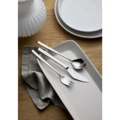 New Gense Fuga Dessertske Mat/Blankt stål