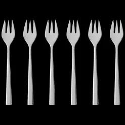 New Gense Fuga Kagegaffel 6 stk. Mat/Blankt stål