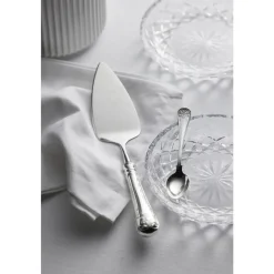 Clearance Gense Gammal Fransk Forsølvet Kagespade Fors&oslash;lvet