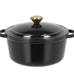 Sale Pillivuyt Gourmet Garonne Støbejernsgryde Sort