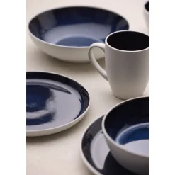 Outlet BITZ Gastro Krus Hvid/M&oslash;rkeblå