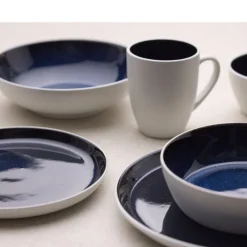 Outlet BITZ Gastro Krus Hvid/M&oslash;rkeblå