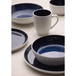 Outlet BITZ Gastro Krus Hvid/M&oslash;rkeblå