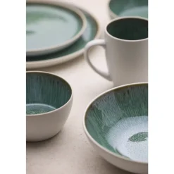 BITZ Gastro Skål Hvid/Gr&oslash;n