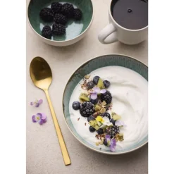 BITZ Gastro Skål Hvid/Gr&oslash;n