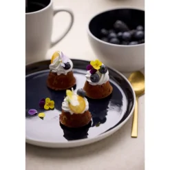 Clearance BITZ Gastro Skål Hvid/M&oslash;rkeblå