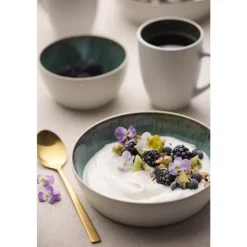 Outlet BITZ Gastro Suppeskål Hvid/Gr&oslash;n