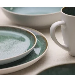 Best BITZ Gastro Tallerken Hvid/Gr&oslash;n