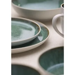 Best BITZ Gastro Tallerken Hvid/Gr&oslash;n