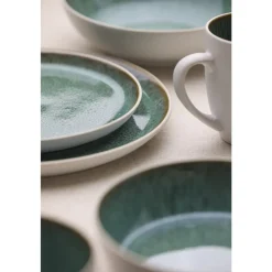 Best BITZ Gastro Tallerken Hvid/Gr&oslash;n