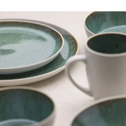 Best BITZ Gastro Tallerken Hvid/Gr&oslash;n