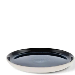 Hot BITZ Gastro Tallerken Hvid/M&oslash;rkeblå