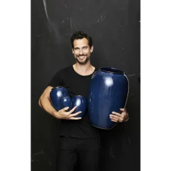 Best BITZ Gastro Vase M&oslash;rkeblå