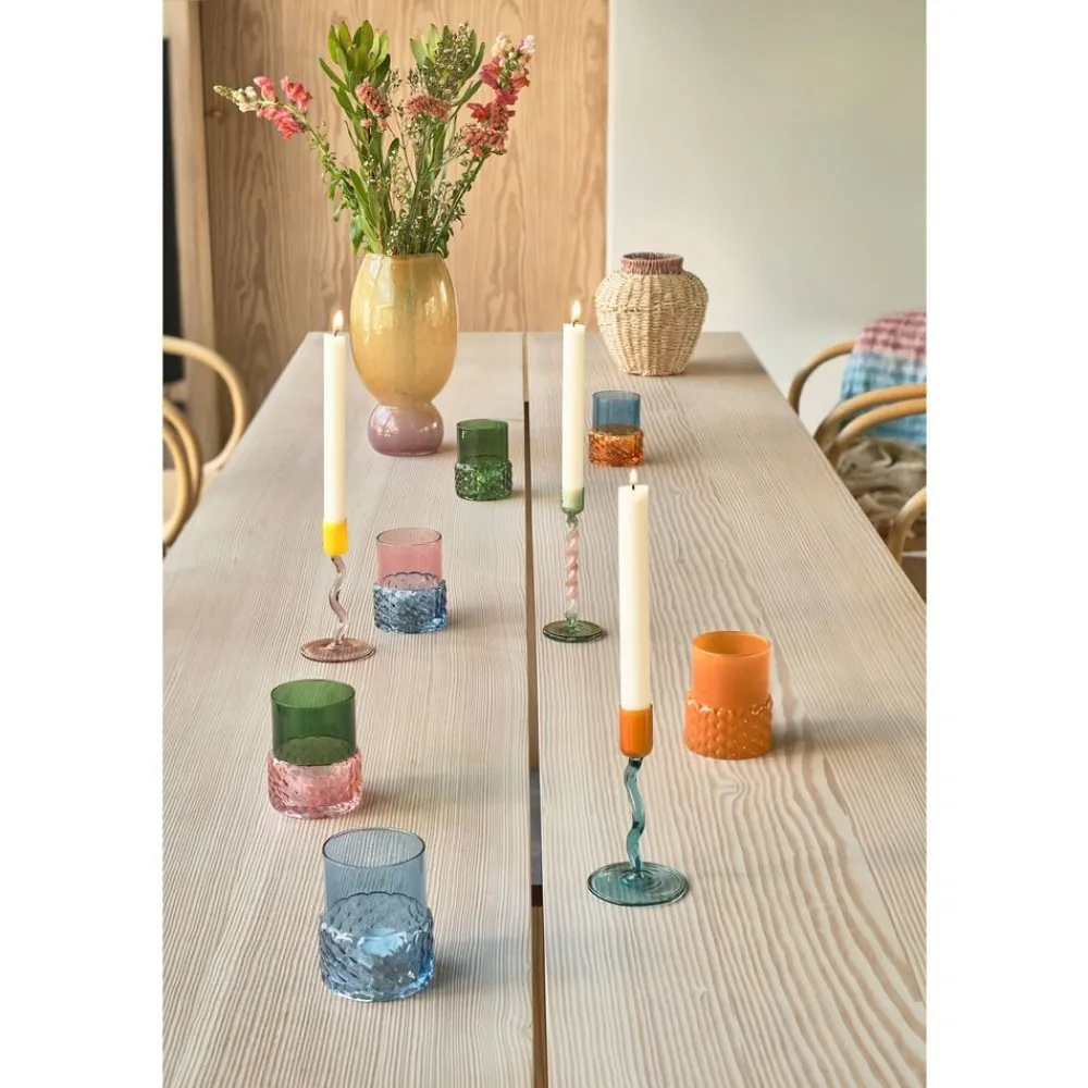 Hot Villa Collection Glow Fyrfadsstage Amber