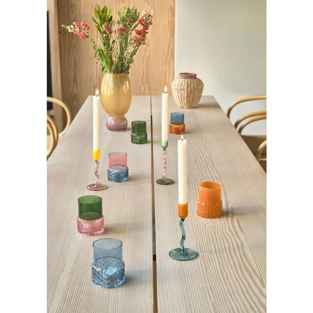 Hot Villa Collection Glow Fyrfadsstage Amber