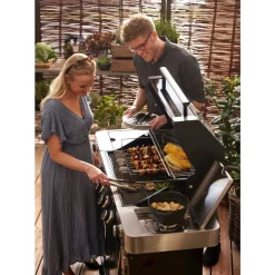 Clearance Rösle Grillspyd m. stativ 6 stk. Stål