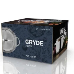 Discount Funktion Gryde Blankt stål