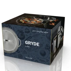 Sale Funktion Gryde med låg Blankt stål