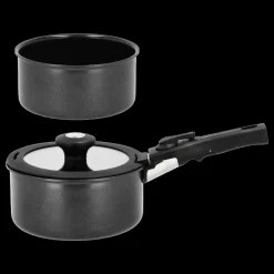 Discount HOLM Grydesæt m aftageligt håndtag Sort