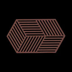 New Zone Denmark Hexagon Bordskåner Burgundy