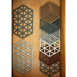 Online Zone Denmark Hexagon Bordskåner Terracotta