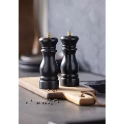 Hot By Tareq Taylor Himalaya Salt- og peberkværnsæt Sæt Sort