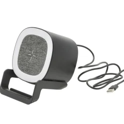 Sale Still Højtaler med oplader og lampe Sort