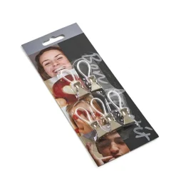 Clearance Funktion Håndklædeclips Blankt stål