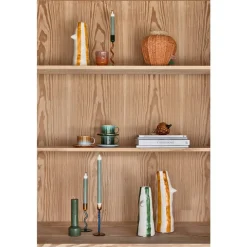 Clearance Villa Collection Hvils Bloklys Dark Green