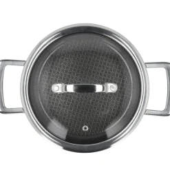 Outlet HOLM Hybrid 3ply Grydesæt m/låg 6 dele Silver metallic