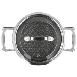 Outlet HOLM Hybrid 3ply Grydesæt m/låg 6 dele Silver metallic