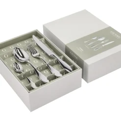 New Gense Indra Bestiksæt 16 dele Blankt stål