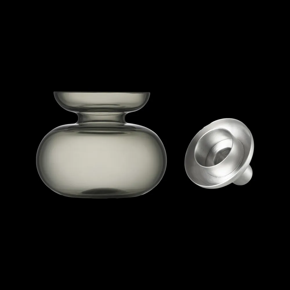 Sale Zone Denmark Inu Vase/Lysestage 2 dele Smoked Grey/Steel