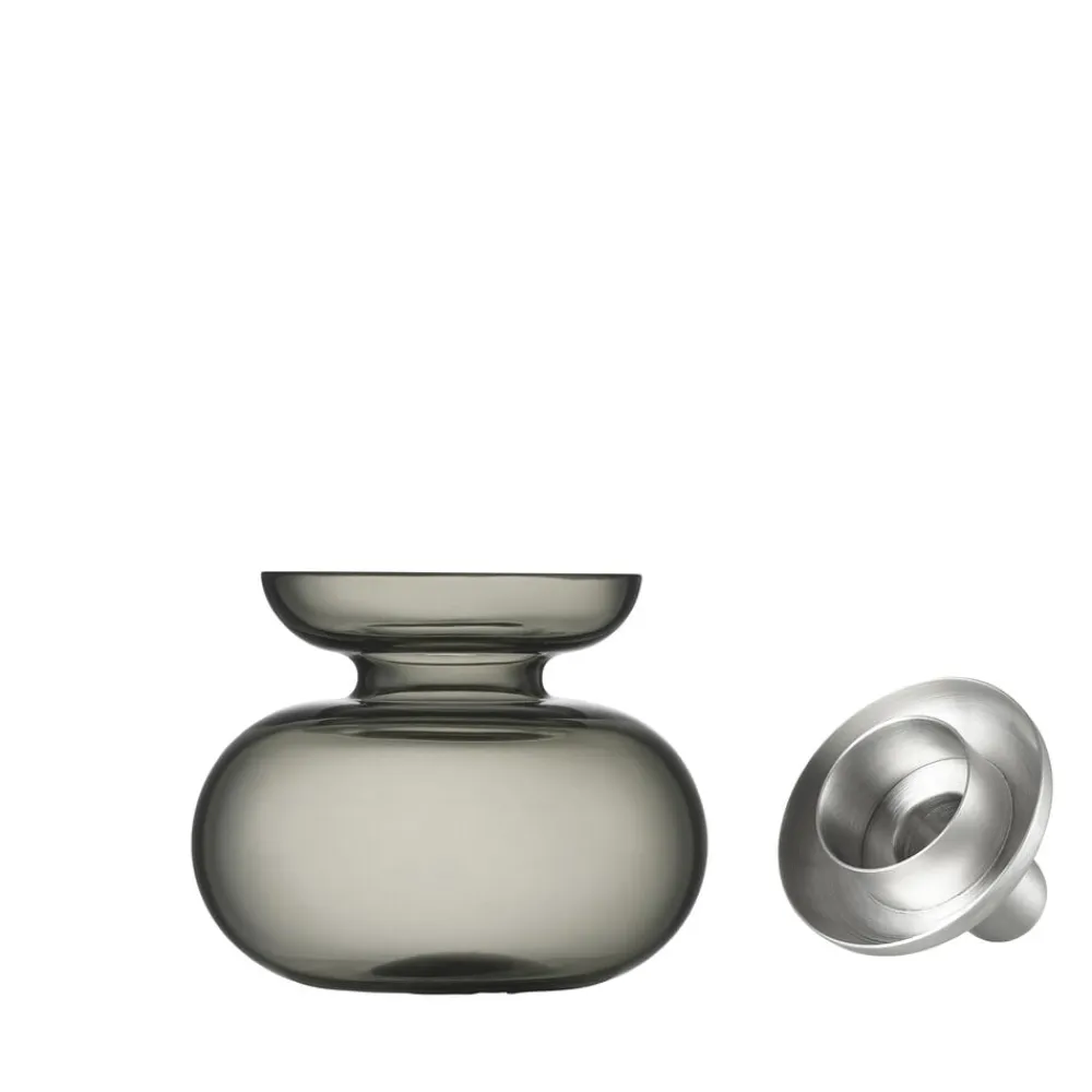 Sale Zone Denmark Inu Vase/Lysestage 2 dele Smoked Grey/Steel