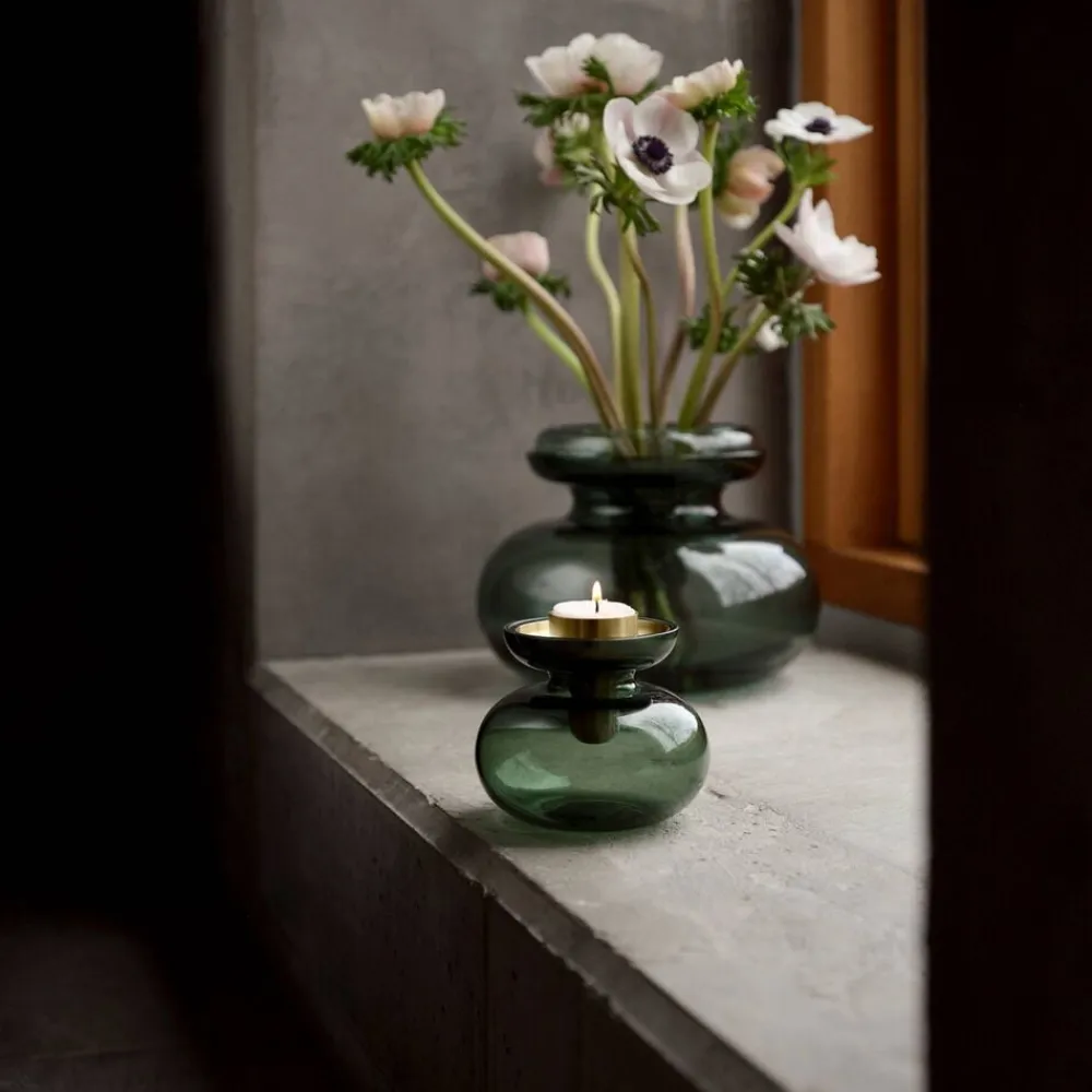 Sale Zone Denmark Inu Vase/Lysestage 2 dele Smoked Grey/Steel